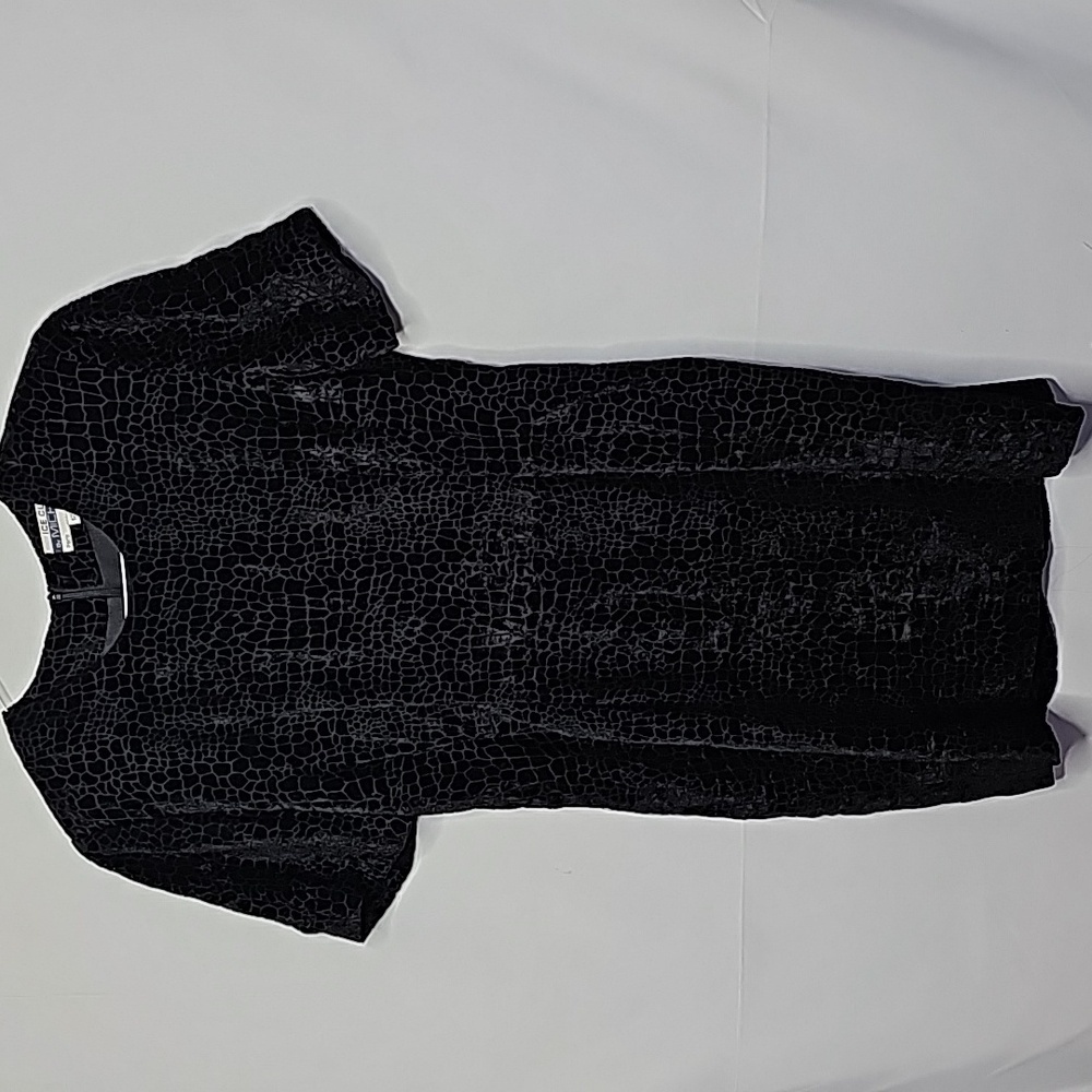 Ice Cube by Michael Paris New York velour velvet feel short sleeve dress sz 12 P